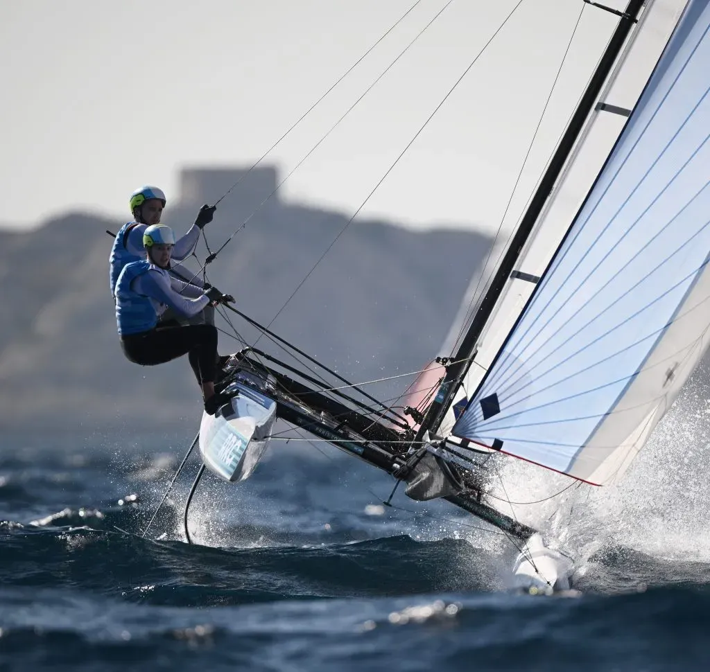 Mateo Majdalani y Eugenia Bosco, el equipo argentino de vela.