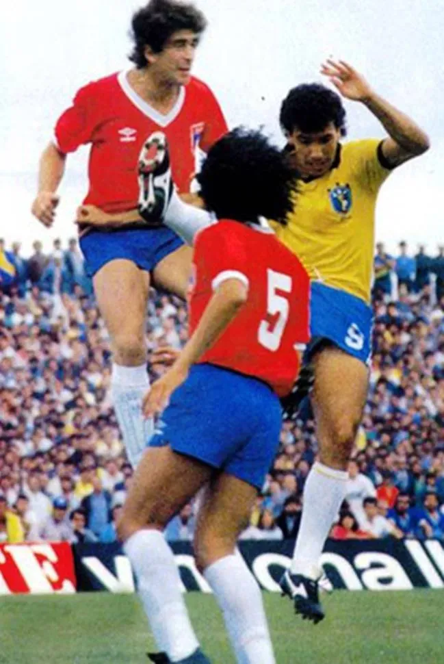 Manuel Pellegrini fue figura ante Brasil. Imagen: Archivo