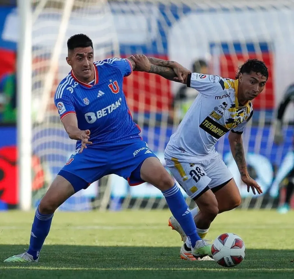 Ignacio Tapia ha sido el relevo en la defensa de Universidad de Chile. Foto: U. de Chile.