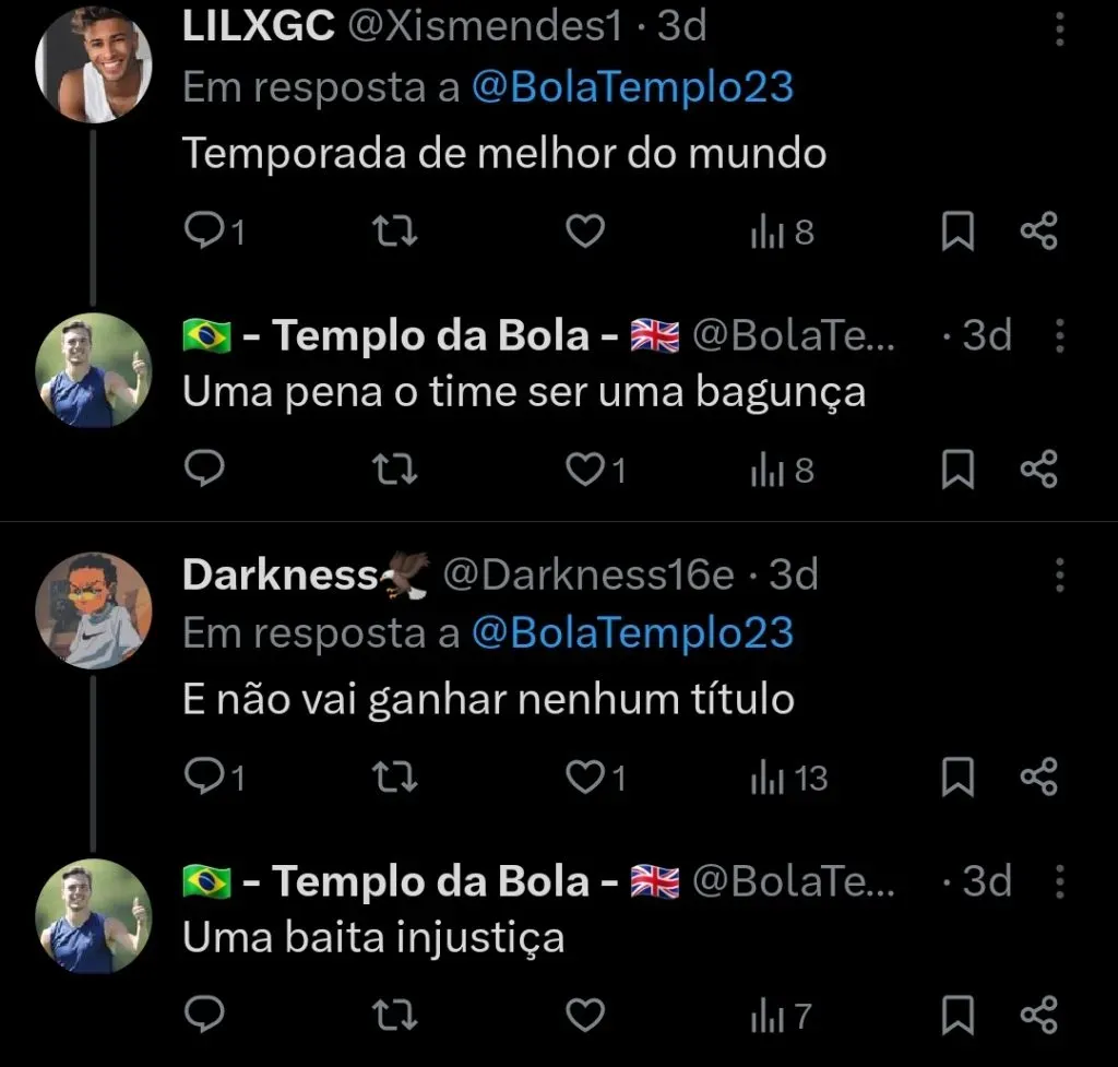 Repercussão via Twitter