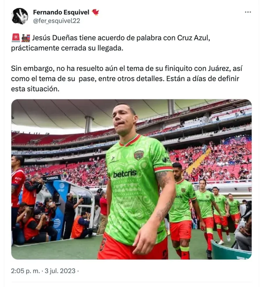 Fernando Esquivel | Twitter