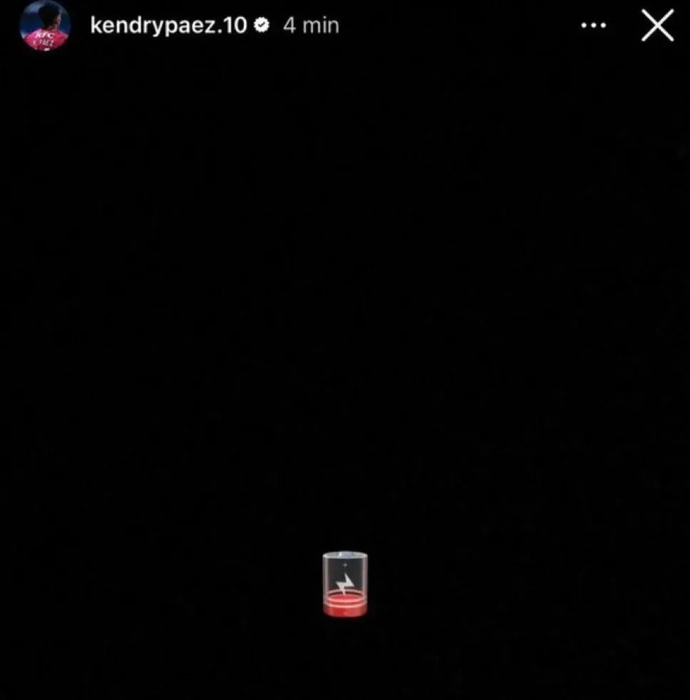 El mensaje de Kendry Páez en redes sociales. (Foto: @kendrypaez.10)