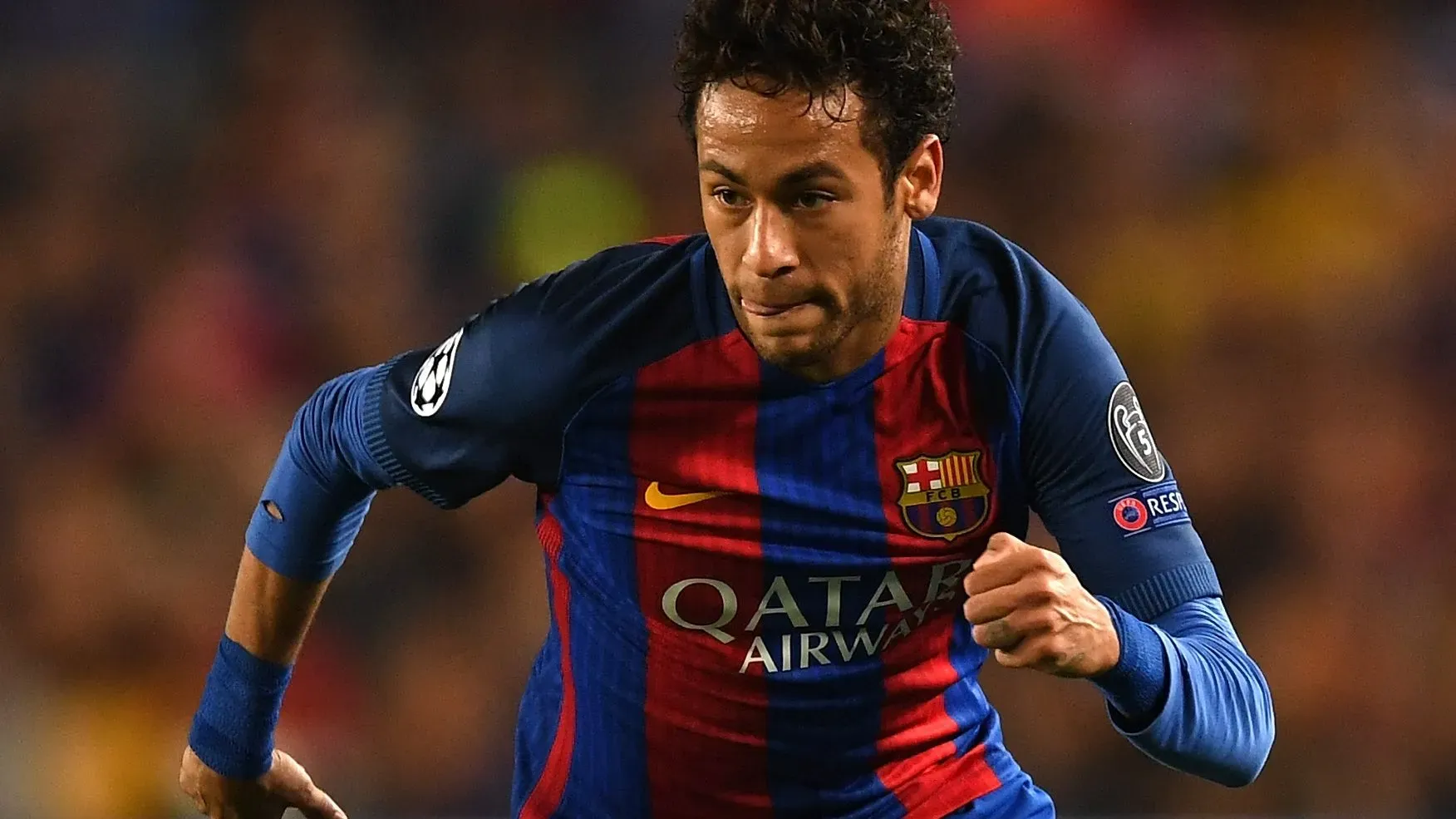 Neymar en su etapa en el FC Barcelona. Getty Images.
