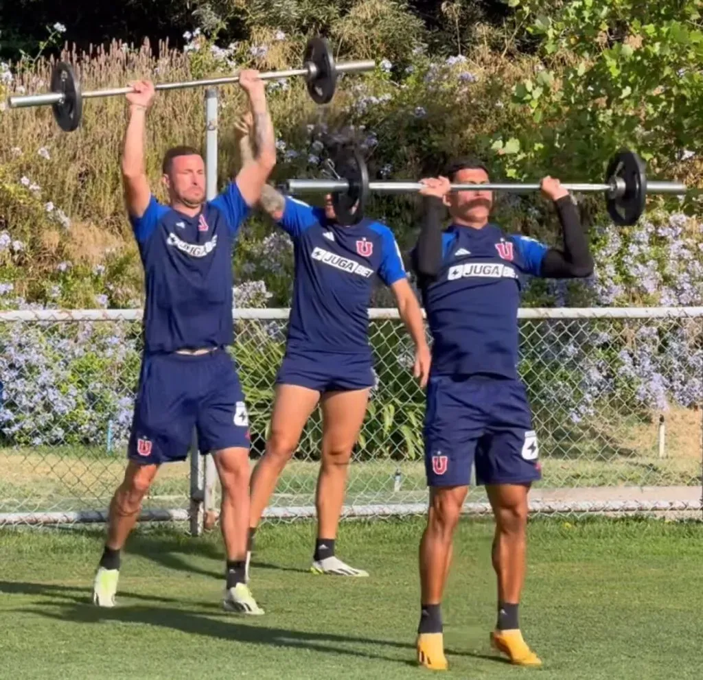 Luciano Pons en los trabajos físicos de Universidad de Chile.