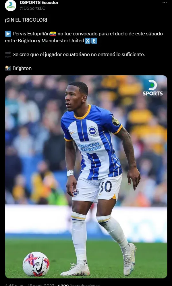 (Fuente: DSportsEcuador)