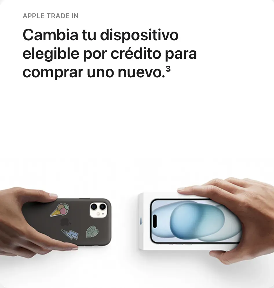 ¿Sabías que puedes dar tu antiguo iPhone para comprar uno nuevo?