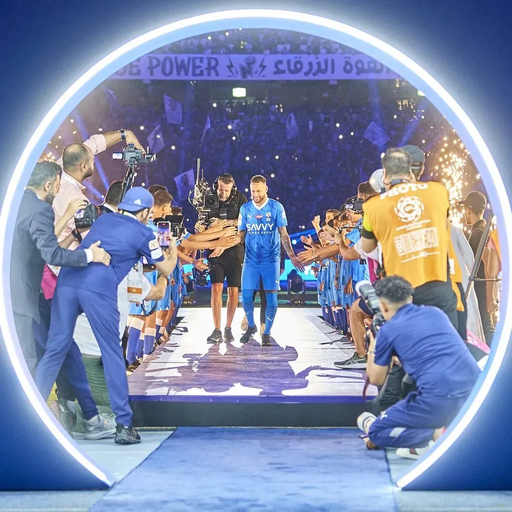 Neymar es presentado como nuevo jugador del Al Hilal (Getty Images)