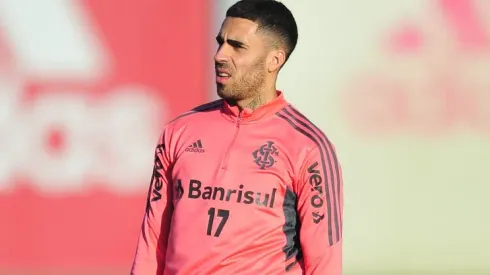 Foto: (Ricardo Duarte/Internacional) - Gabriel 'depositou suas fichas' na torcida para o Internacional buscar a classificação na Sul-Americana