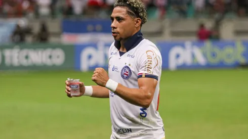 Foto: (Renan Oliveira/AGIF) - Jacaré concedeu entrevista coletiva no Bahia nesta terça (30