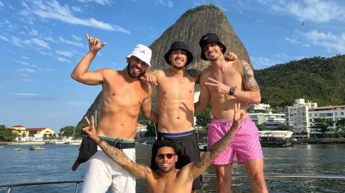 Foto: (Reprodução/Instagram) - Thiago Galhardo, do Fortaleza, está aproveitando o período de folga