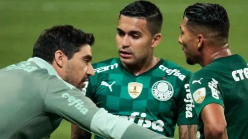 Foto: Cesar Grego/ Palmeiras- Abel, Dudu e Rony