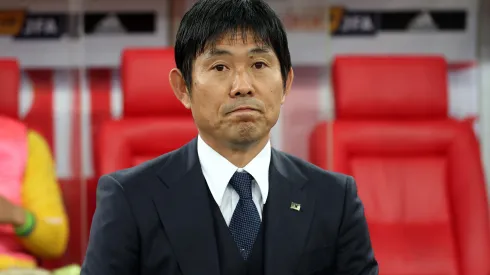 Alex Grimm/ Getty Images- Hajime Moriyasu, técnico do Japão