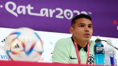 Mohamed Farag/ Getty Images- Thiago Silva, zagueiro da Seleção Brasileira
