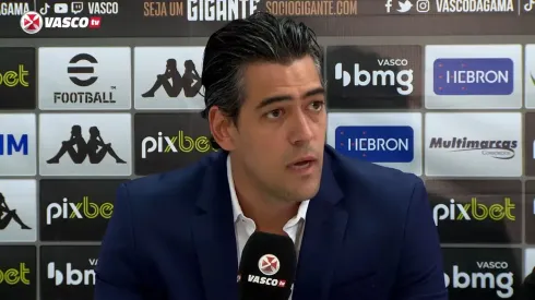 Reprodução/ Vasco TV - YouTube. Paulo Bracks chega a valores com o Corinthians por Ivan