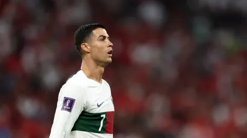François Nel/ Getty Images- Cristiano Ronaldo, atacante do Al Nassr
