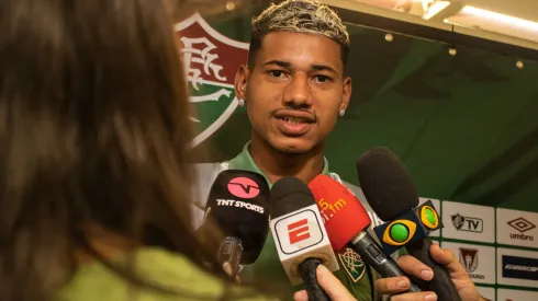 Foto: (Leonardo Brasil/ Fluminense FC) - Marrony fez seu primeiro jogo entre os titulares do Fluminense na última terça (17)