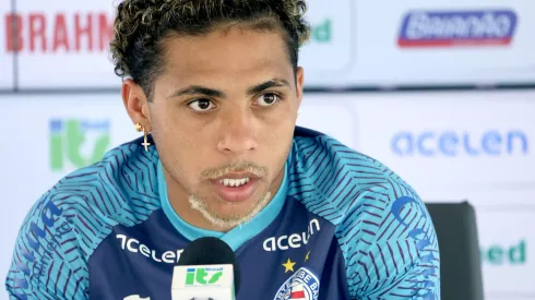 Foto: Felipe Oliveira / EC Bahia - Jacaré comenta sobre momento vivido pelo Bahia.