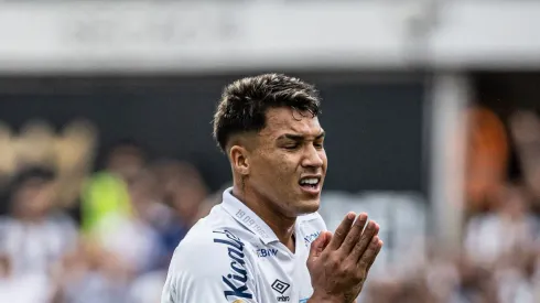 Foto: Raul Baretta/AGIF - Marcos Leonardo pode desfalcar o Santos