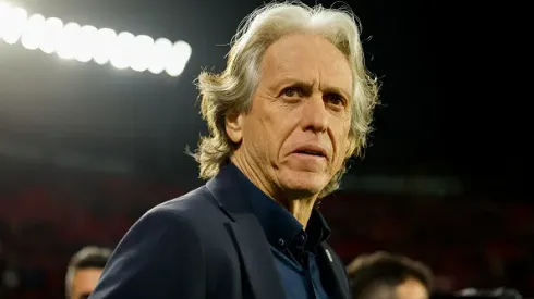SEVILLE, SPAIN - MARCH 09: head coach Jorge Jesus of Fenerbahce SK looks on prior to the UEFA Europa League round of 16 leg one match between Sevilla FC and Fenerbahce at Estadio Ramon Sanchez Pizjuan on March 9, 2023 in Seville, Spain. (Photo by Manu Reino/DeFodi Images via Getty Images)