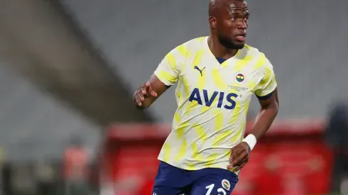 ISTANBUL, TURKEY - APRIL 10: Enner Valencia of Fenerbahce runs in the field during the Super Lig match between Fatih Karagumruk SK and Fenerbahce at on April 10, 2023 in Istanbul, Turkey. (Photo by Eurasia Sport Images/Getty Images)
