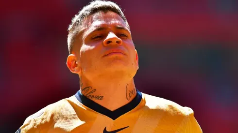 TOLUCA, MEXICO – FEBRUARY 14: Juan Iturbe of Pumas looks on during the 6th round match between Toluca and Pumas at Nemesio Diez Stadium on February 14, 2021 in Toluca, Mexico. (Photo by Jaime Lopez/Jam Media/Getty Images)