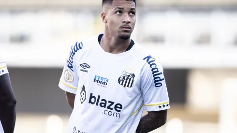Abner Dourado/AGIF- Marcos Leonardo, atacante do Santos
