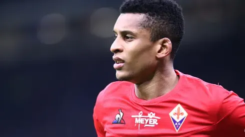 STADIO GIUSEPPE MEAZZA, MILANO, ITALY - 2020/01/29: Dalbert of Acf Fiorentina during the the Coppa Italia match between Fc Internazionale and Acf Fiorentina. FC Internazionale wins 2-1 over Acf Fiorentina. (Photo by Marco Canoniero/LightRocket via Getty Images)