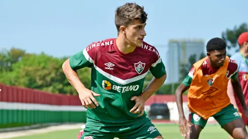 FOTO DE MAILSON SANTANA/FLUMINENSE FC - Gabriel Pirani fala sobre saída do Fluminense.
