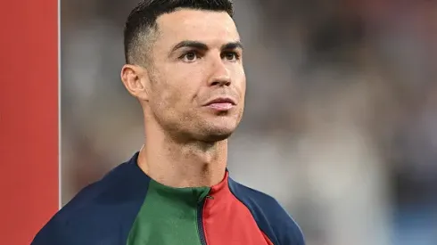 BRATISLAVA, SLOVAKIA – SEPTEMBER 8: Cristiano Ronaldo of Portugal during the UEFA EURO 2024 European qualifier match between Slovakia and Portugal at Tehelne pole on September 8, 2023 in Bratislava, Slovakia. (Photo by Sebastian Frej/MB Media/Getty Images)