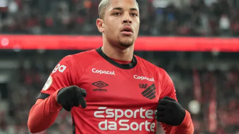 Robson Mafra/AGIF- Vítor Roque, atacante do Athletico-PR