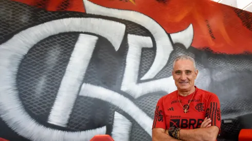Marcelo Cortes/CRF- Tite, técnico do Flamengo
