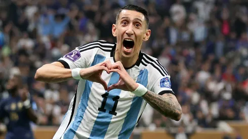 Ángle Di María, meia do Benfica e da Argentina. Foto: Catherine Ivill/Getty Images