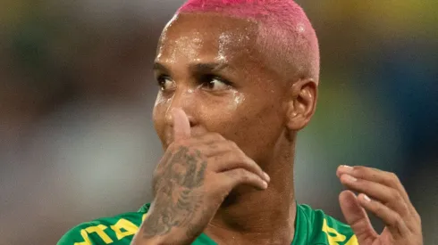 Deyverson jogador do Cuiabá durante partida contra o Palmeiras no estádio Arena Pantanal pelo campeonato Brasileiro A 2023. Foto: Gil Gomes/AGIF