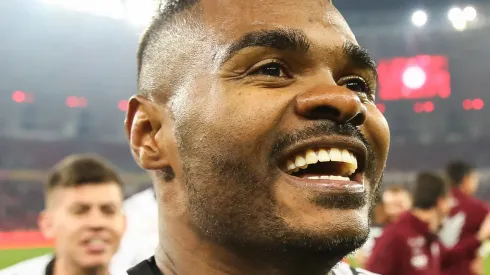 Nikao comemora vitoria ao final da partida contra o Internacional no estadio Beira-Rio pelo campeonato Copa do Brasil 2019. Foto: Pedro H. Tesch/AGIF