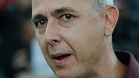 Tiago Nunes tecnico do Athletico-PR durante partida contra o Palmeiras no estadio Arena da Baixada pelo campeonato Brasileiro A 2019. Foto: Gabriel Machado/AGIF