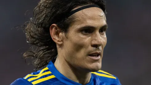 Cavani jogador do Boca Juniors durante partida contra o Fluminense no estádio Maracanã pelo campeonato Libertadores 2023. Foto: Liamara Polli/AGIF