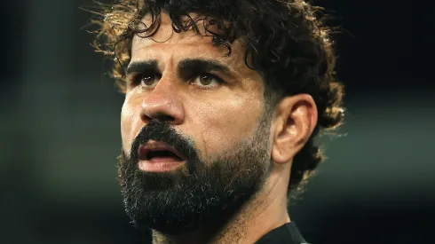 Diego Costa of Botafogo looks on during a first leg quarter final match between Botafogo and Defensa y Justicia as part of Copa CONMEBOL Sudamericana 2023 at Estadio Olímpico Nilton Santos on August 23, 2023 in Rio de Janeiro, Brazil. (Photo by Buda Mendes/Getty Images)