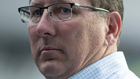 John Textor sócio majoritário do Botafogo antes da partida contra o Fortaleza no estádio Maracanã pelo campeonato Brasileiro A 2022. Foto: Jorge Rodrigues/AGIF