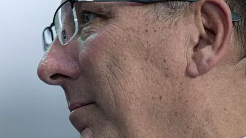 John Textor sócio majoritário do Botafogo antes da partida contra o Fortaleza no estádio Maracanã pelo campeonato Brasileiro A 2022. Foto: Jorge Rodrigues/AGIF