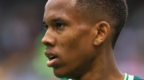 Estevão jogador do Palmeiras durante partida contra o Sport no estádio Arena Barueri pelo campeonato Copa São Paulo 2024. Foto: Marcello Zambrana/AGIF