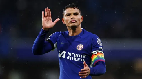 Thiago Silva, zagueiro do Chelsea. Foto: Alex Pantling/Getty Images)