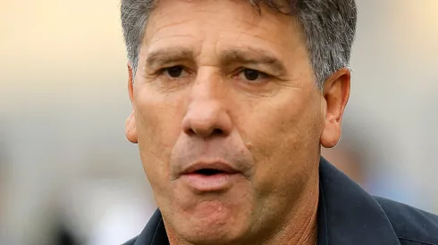 Renato Gaucho durante partida contra o Palmeiras. Foto: Daniel Vorley/AGIF