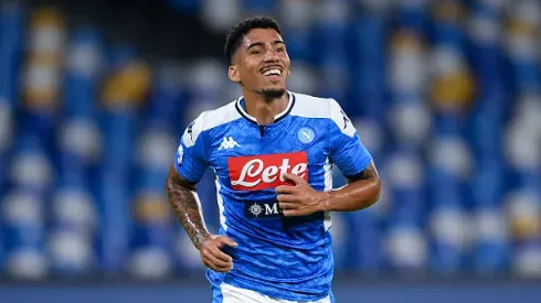 Allan atuando no Napoli em 2020 - (Photo by Giuseppe Maffia/NurPhoto via Getty Images)