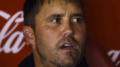 Eduardo Coudet coach of Racing Club looks on before a match between Independiente and Racing Club as part of Superliga 2018/19 at Estadio Libertadores de America on February 23, 2019 in Avellaneda, Argentina. (Photo by Marcelo Endelli/Getty Images)