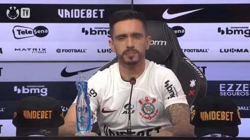 Apresentação de Igor Coronado. Foto: Reprodução Corinthians TV
