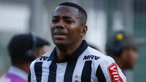 Santos diz que ‘não convidou’ Robinho para o CT, mas site afirma o contrário. Thomás Santos/AGIF
