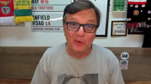 Mauro Cezar vê peso no jogo do Flamengo contra o Lillonarios. Foto: Reprodução Canal do Mauro Cezar.