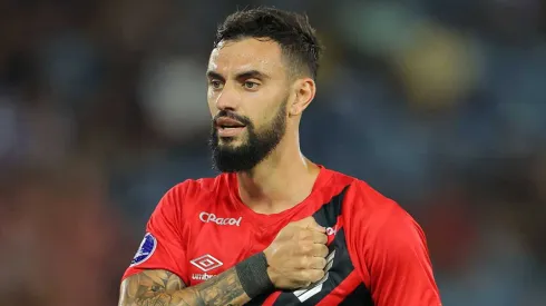 Gonzalo Mastriani mascou dois gols no jogo da Sul-Americana. José Tramontin/athletico