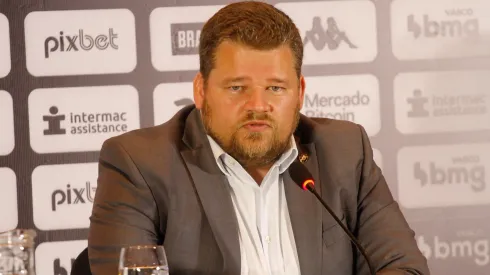 Lúcio Barbosa está em busca de reforços para o Vasco. Foto: Matheus Lima/Vasco