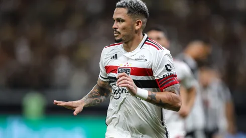 Luciano foi autor do único gol do São Paulo na estreia da Libertadores.